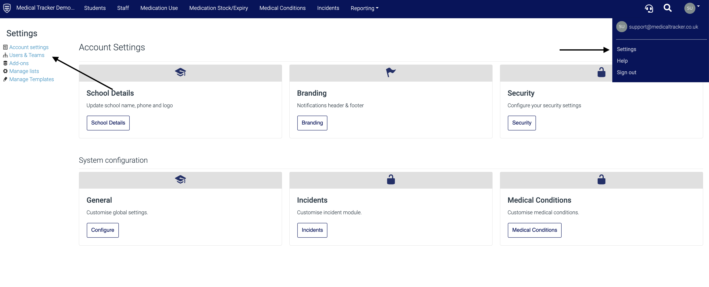 Adding users and allocating them to a team